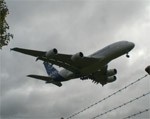 Airbus A380 in Duesseldorf